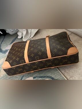 Brown Monogram carry on computer bag. See all pictures